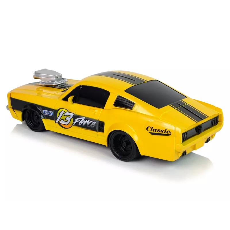 LEAN TOYS Coche deportivo teledirigido Classic 1:20 amarillo mando