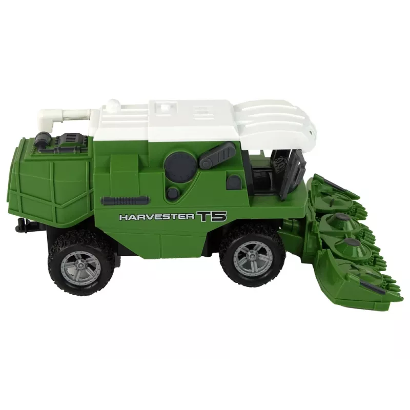 LEAN TOYS Cosechadora teledirigida R/C luces verde