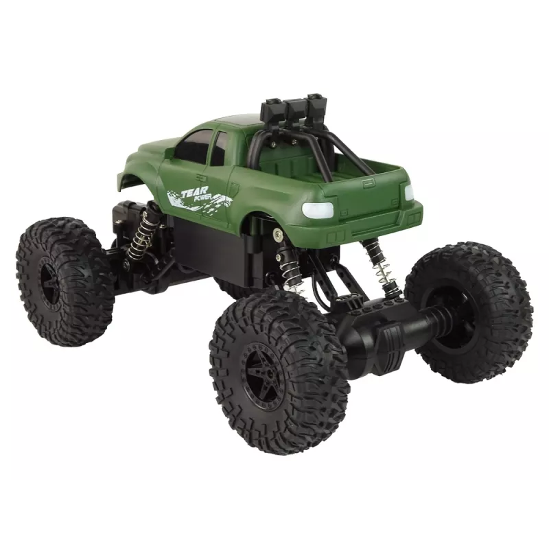 LEAN TOYS Coche teledirigido R/C 2,4 GHz 1:18 verde