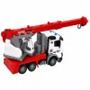 LEAN TOYS Ambulancia con mando a distancia RC Grúa giratoria móvil 1:14