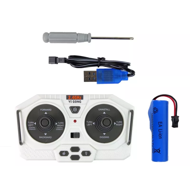 LEAN TOYS Excavadora teledirigida con orugas 2,4 GHz pilot