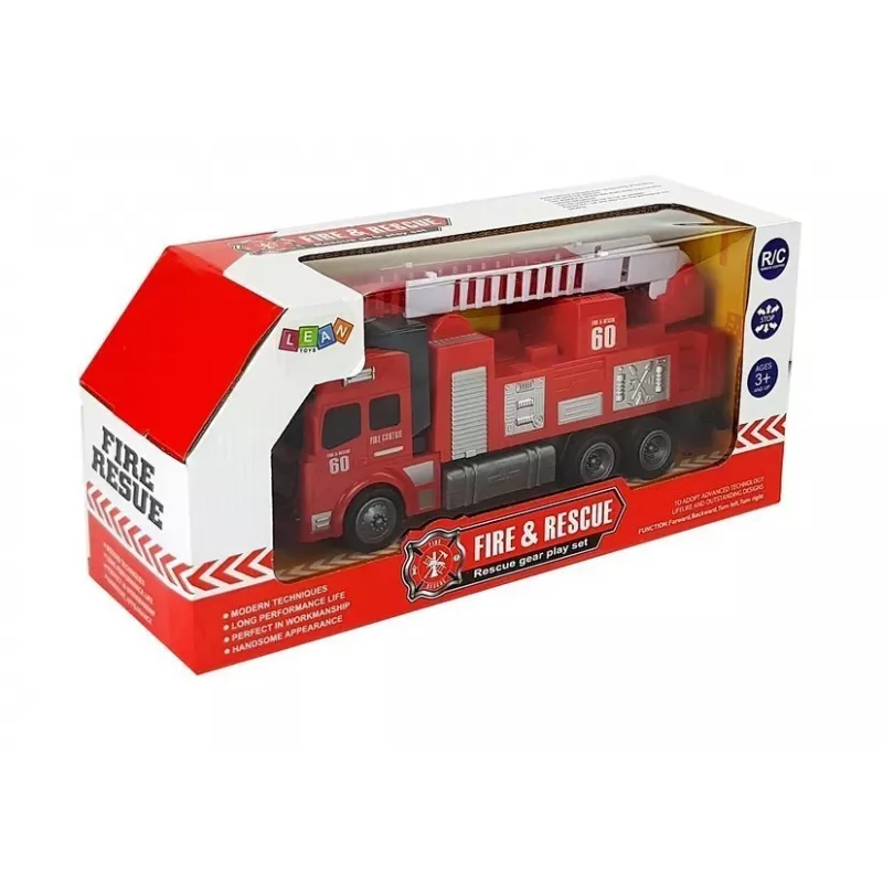 LEAN TOYS Camión de bomberos teledirigido R/C