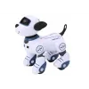 LEAN TOYS perro robot interactivo teledirigido – baila, canta, comandos programables, azul
