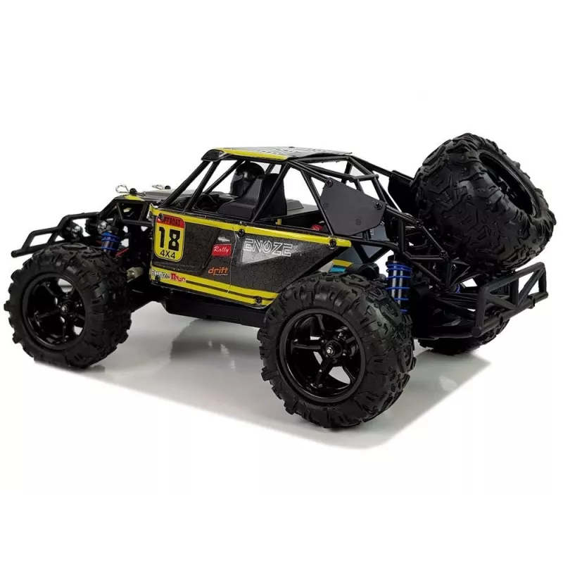 LEAN TOYS Buggy todoterreno con control remoto 1:18 amarillo ENOZE 9303E 45 km/h