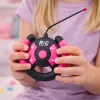 LEAN TOYS Coche teledirigido todoterreno con muñecas rosa 1:16
