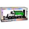 LEAN TOYS Camión volquete RC teledirigido con caja basculante móvil verde 1:14