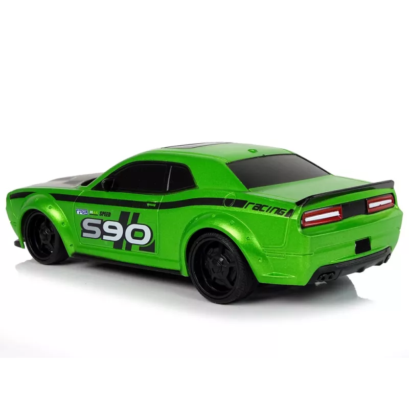LEAN TOYS Coche deportivo teledirigido 1:24 Racing verde
