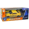 LEAN TOYS Coche deportivo teledirigido 1:24 Racing amarillo ventanillas tintadas