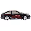 LEAN TOYS Coche deportivo teledirigido R/C 1:24 Negro, ruedas intercambiables