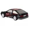 LEAN TOYS Coche deportivo teledirigido R/C 1:24 Negro, ruedas intercambiables