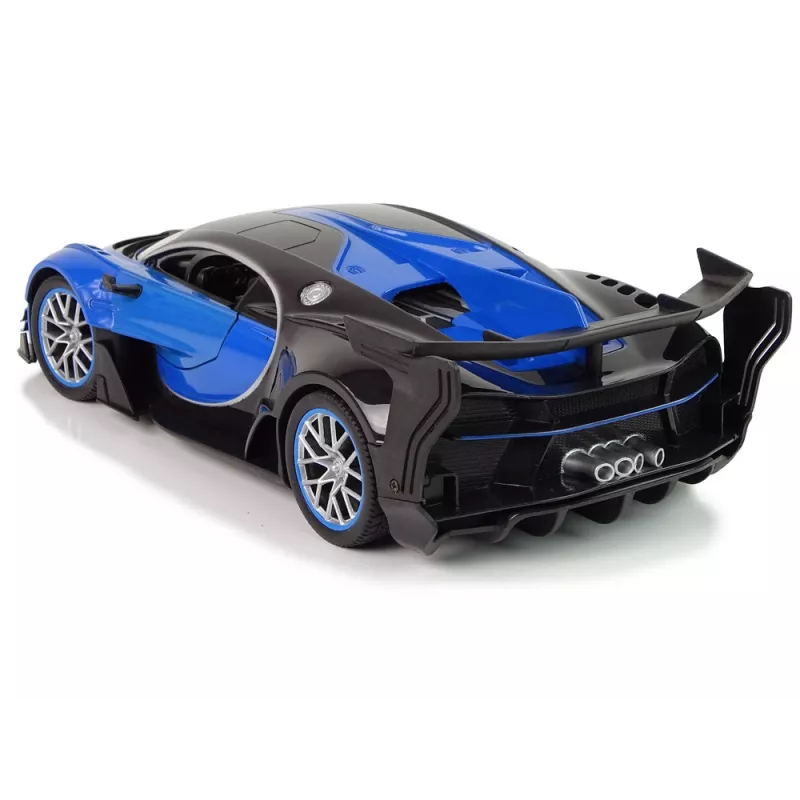 LEAN TOYS Coche deportivo teledirigido con faros LED frontales y mando a distancia R/C