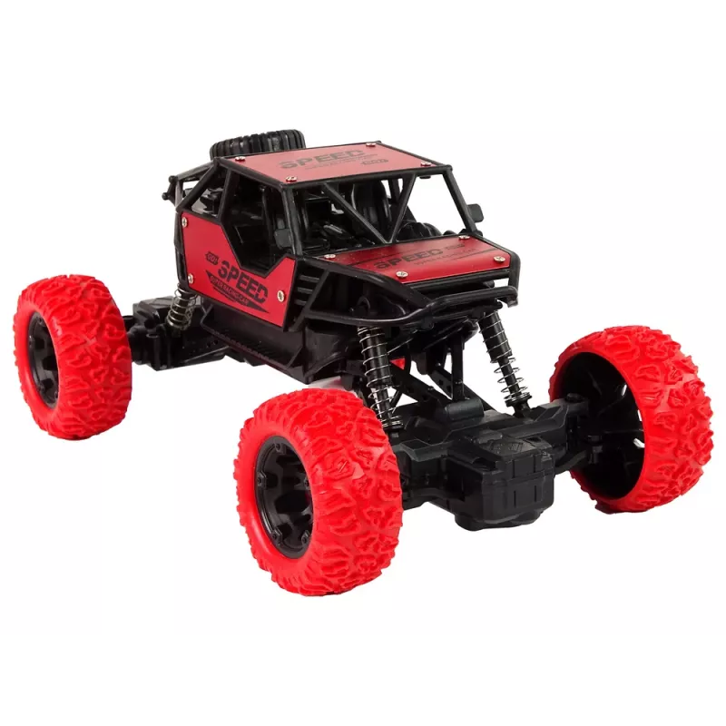 LEAN TOYS Vehículo todoterreno teledirigido R/C 1:18 Rojo
