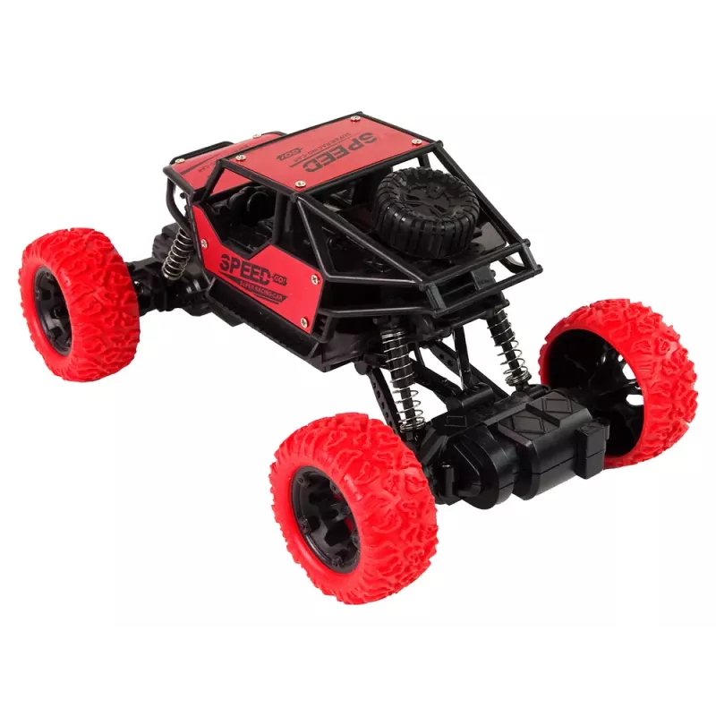 LEAN TOYS Vehículo todoterreno teledirigido R/C 1:18 Rojo