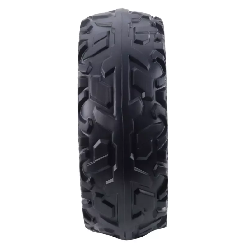 LEAN TOYS Rueda de repuesto para vehículo infantil a batería DK-CA002 (230 mm, negro, plástico PP)