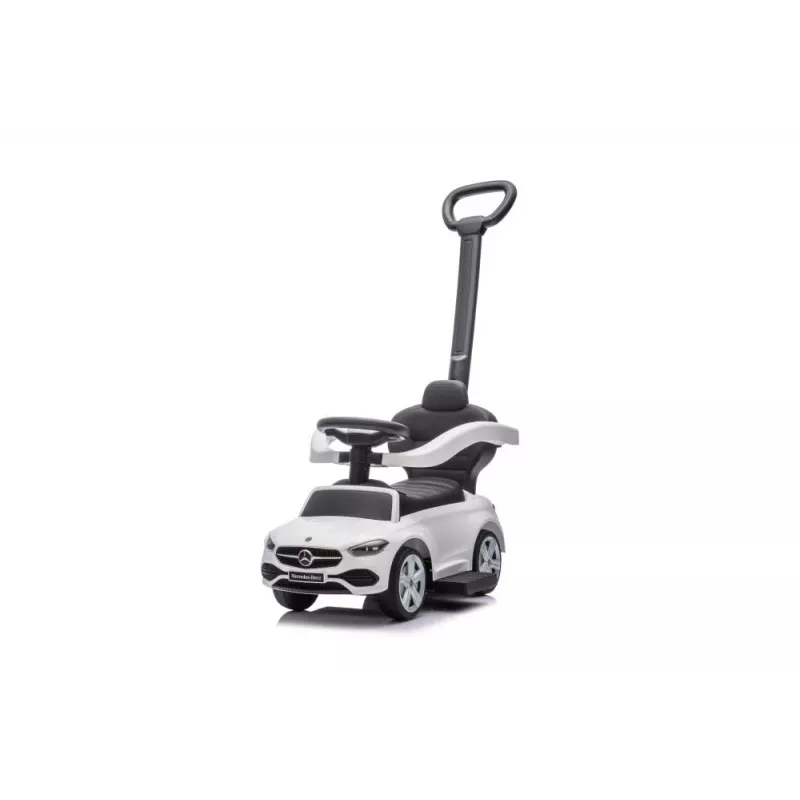 LEAN TOYS Andador con barra de empuje Mercedes 3 en 1 blanco