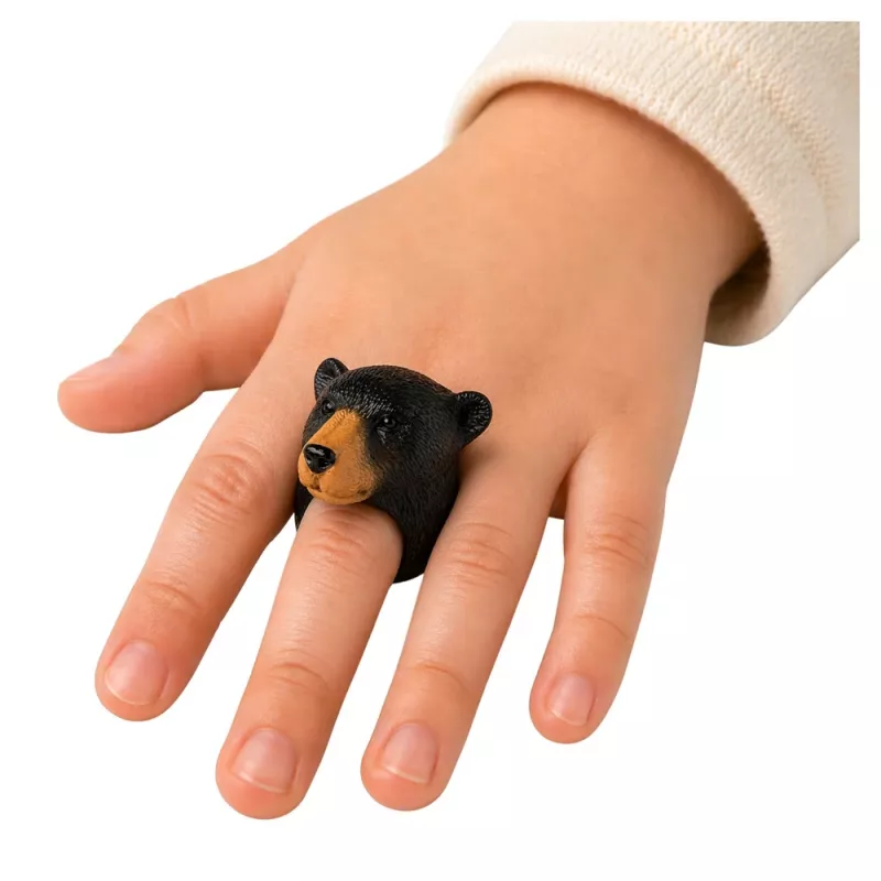 LEAN TOYS Anillo de mano educativo Animales Oso