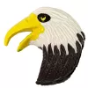 LEAN TOYS Anillo de mano educativo animales águila