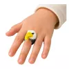 LEAN TOYS Anillo de mano educativo animales águila
