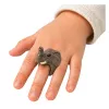 LEAN TOYS Anillo de mano educativo Animales Elefante