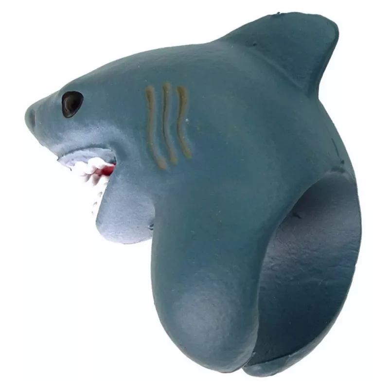 LEAN TOYS Anillo de mano educativo animales tiburón