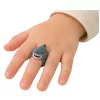LEAN TOYS Anillo de mano educativo animales tiburón