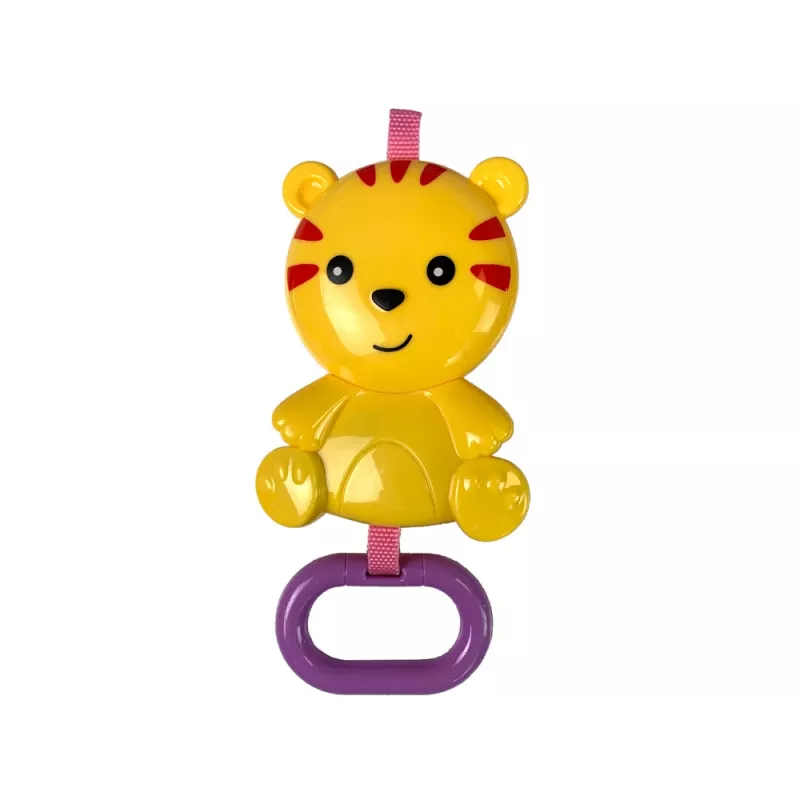 LEAN TOYS Mecedora 2 en 1 azul tigre con sonidos y vibración