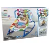 LEAN TOYS Mecedora 2 en 1 azul cebra con sonidos y vibración