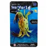 LEAN TOYS Figura de cangrejo de goma elástica realista animal marino 19cm