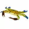 LEAN TOYS Figura de cangrejo de goma elástica realista animal marino 19cm