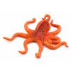 LEAN TOYS Figura de goma de pulpo extensible realista animal marino 12cm