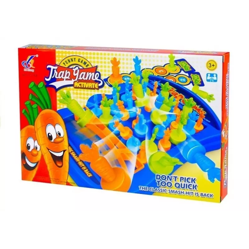 LEAN TOYS Juego de atrapa zanahorias correderas arcade