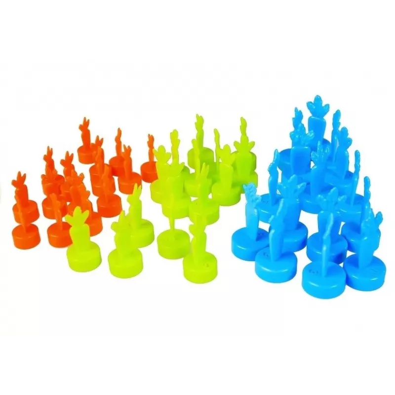 LEAN TOYS Juego de atrapa zanahorias correderas arcade