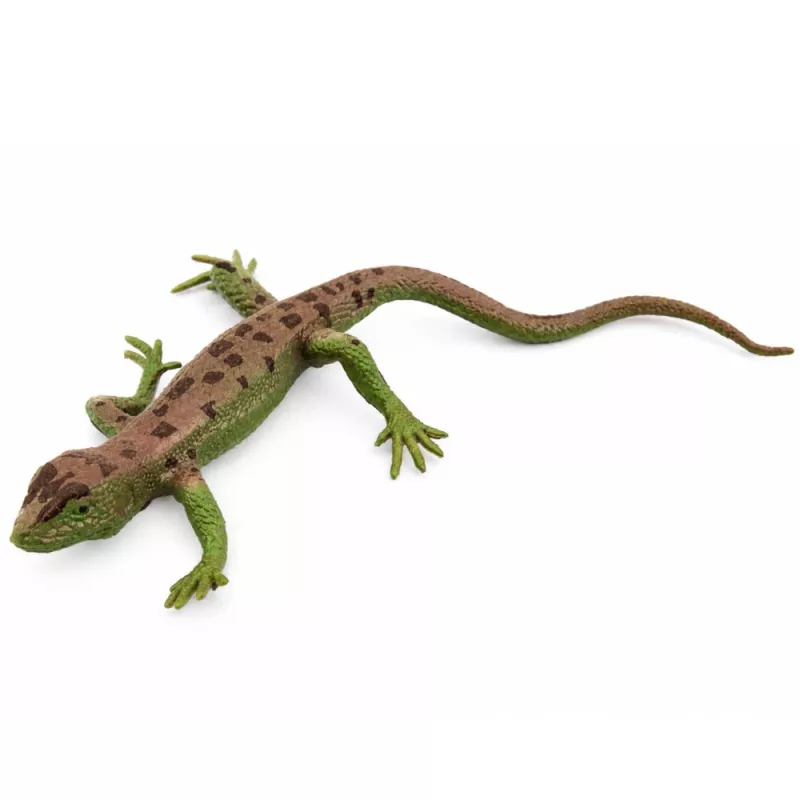 LEAN TOYS Sand Lizard Figura de goma elástica realista 15 cm