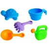LEAN TOYS Mesa arenero con moldes, pala, rastrillo y nube - multicolor
