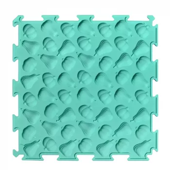 LEAN TOYS Puzzle de baldosas sensoriales de diversas estructuras Colores 24,5 cm 10 uds.