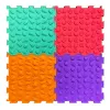 LEAN TOYS Puzzle de baldosas sensoriales de diversas estructuras Colores 24,5 cm 10 uds.