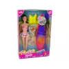 LEAN TOYS Set de accesorios para muñeca kayak rosa