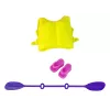 LEAN TOYS Set de accesorios para muñeca kayak rosa