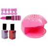 LEAN TOYS Set para crear un secador de esmalte de uñas, diseños variados