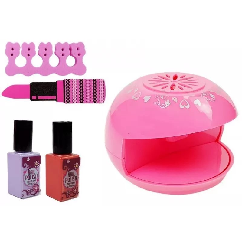 LEAN TOYS Set para crear un secador de esmalte de uñas, diseños variados
