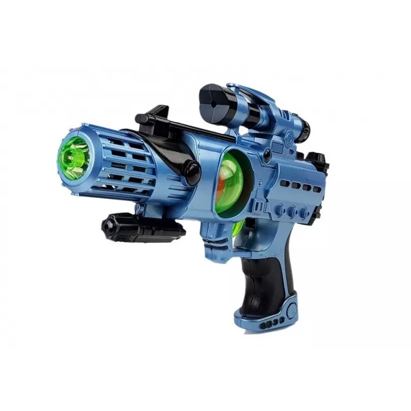 LEAN TOYS Set pistola láser Space Warrior máscara luces sonidos