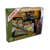 LEAN TOYS Set pistola militar rifle cuchillo medalla mira telescópica