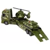 LEAN TOYS Set tanque militar propulsión por fricción helicóptero camión