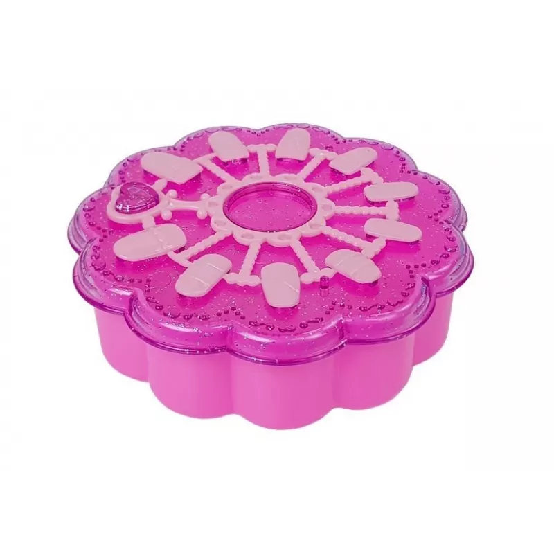 LEAN TOYS Set 2 en 1 de creación de pulseras y pintado de uñas con abalorios y esmaltes
