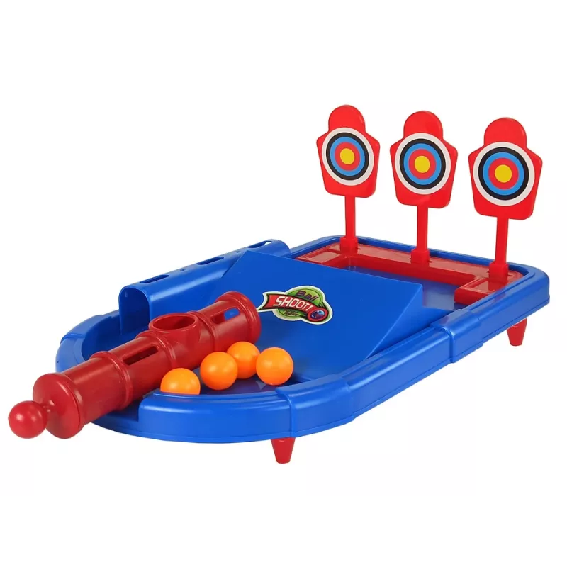 LEAN TOYS Set de juegos arcade 4 en 1 baloncesto fútbol diana bolos dardos