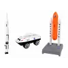LEAN TOYS Set de figuras Space Truck Rocket 15 uds.