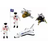 LEAN TOYS Set de figuras Space Truck Rocket 15 uds.