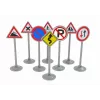 LEAN TOYS Set de señales de tráfico luces sonidos 23 cm