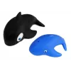 LEAN TOYS Set animales marinos para el baño, colador de peces de goma, 12 piezas