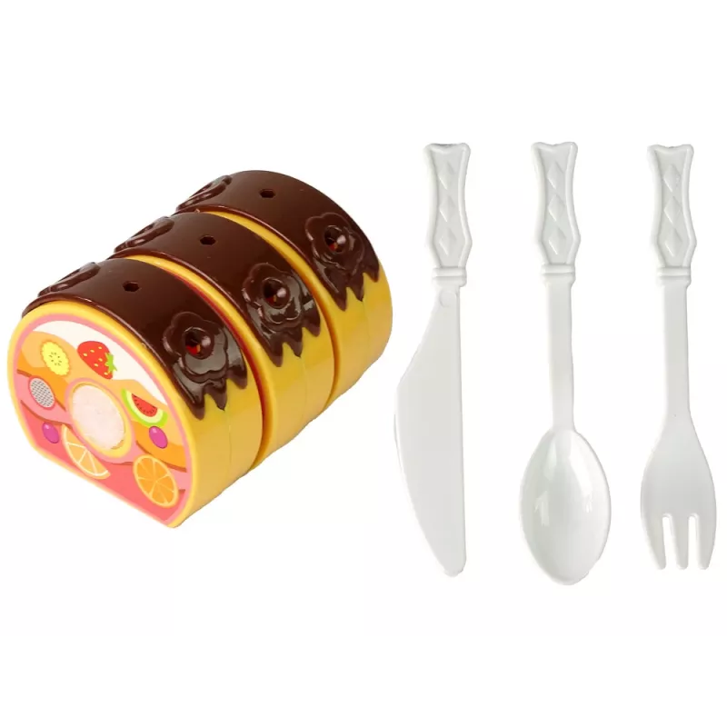LEAN TOYS Set de dulces Tarta Galletas Decoraciones de velcro DIY